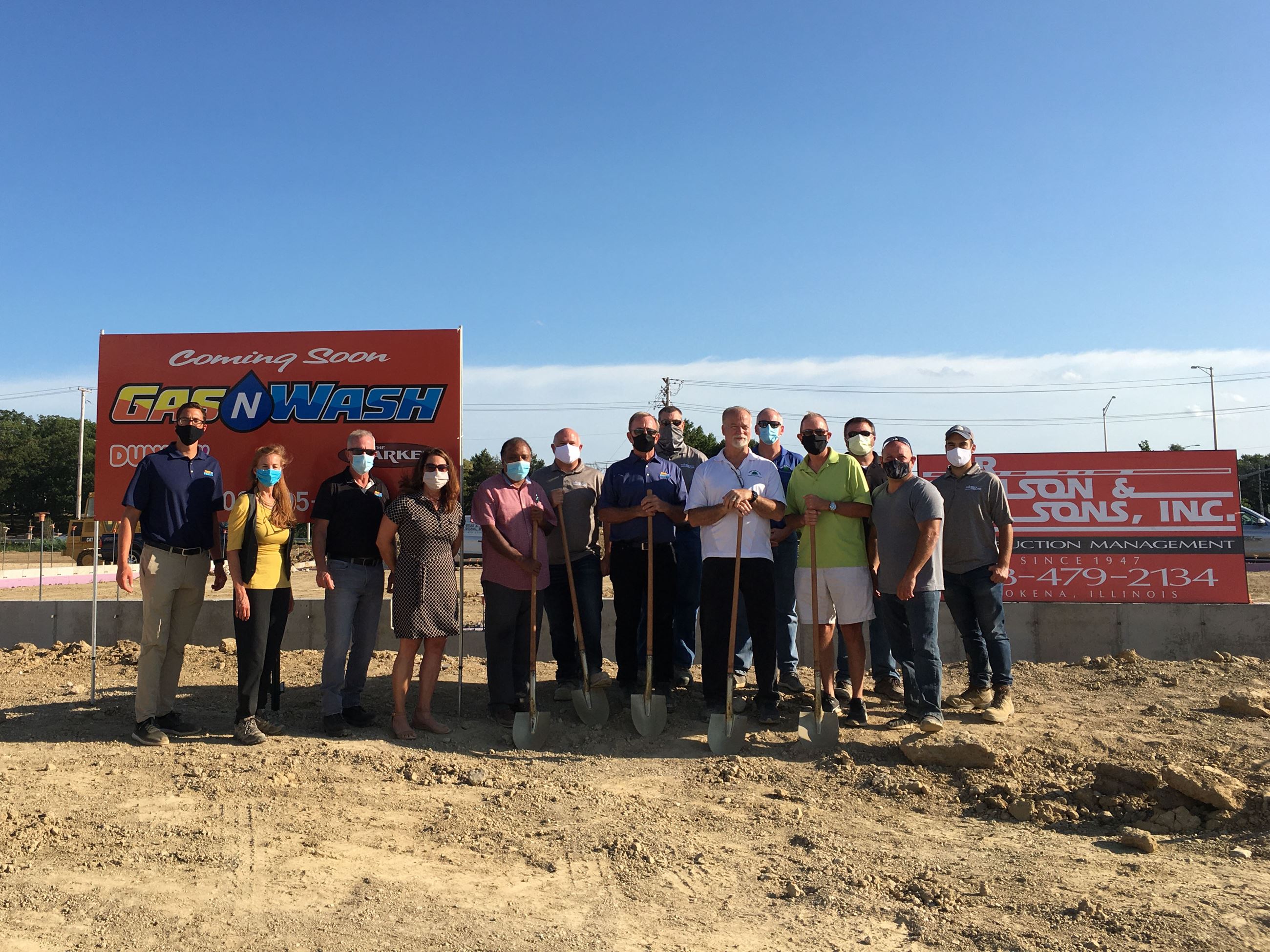 Gas N Wash Groundbreaking 08-27-20