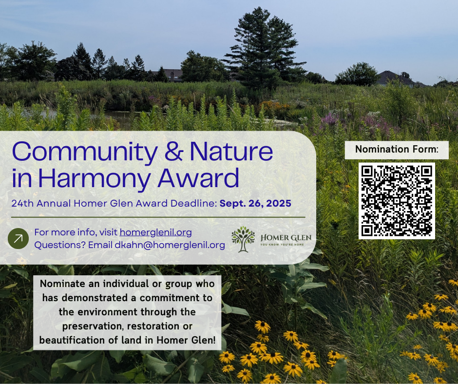 Community & Nature in Harmony Award Flyer